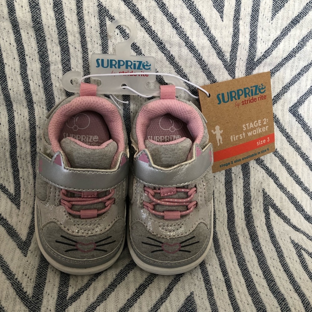 Surprise by stride rite first walker shoes